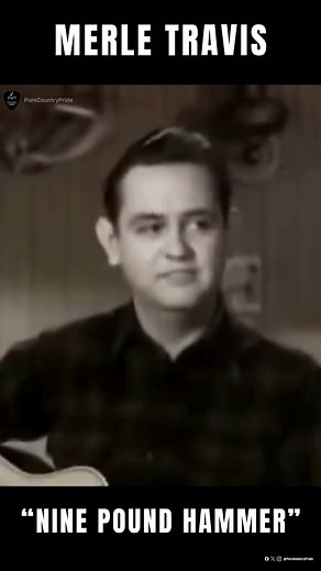 Merle Travis shows why he’s a legend with “Nine Pound Hammer.”  His fingerpicking defined country guitar forever! Tap ❤️ if you still love that true country sound!  Don’t forget to follow! | Pure Country Pride | Facebook