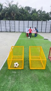 533K views · 3K reactions | players aim for the perfect shot in this thrilling football challenge | SS Food Challenge | Facebook
