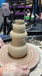 13K views · 512 reactions | Sensual Saturdays are all about exploring the sensual side of the pottery wheel. When done correctly, pottery isn’t fast. It’s slow and meditative. It’s something you get lost in. Today let’s make a beautiful contemporary vase #potterywheel #pottery #potteryvids #asmr #sensualsaturday | The Clay Hole - Pottery & Art Community by Dan Pearce | Facebook