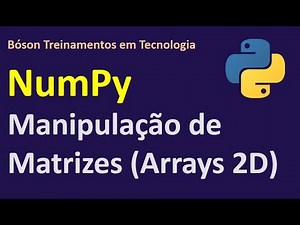 Manipulação de Matrizes em Python com NumPy - 30 Exemplos