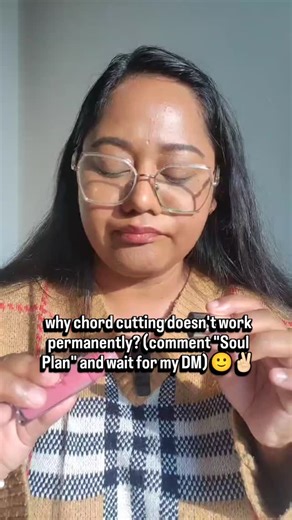 Priyanka Biswas - Spirit Medium on Instagram: "🎁 comment SOUL PLAN and as a solution - I shall send a list of self-help information to those who are willing to understand and work towards their triggers. Chord cutting ✂️ is a temporary relief. Not a life long solution. 🙂🙏🏻 I hope it was helpful. . . . . . . . . . . . . . . . . . . . . . . . . . . . . . [ Chord Cutting, Reiki, Healers, Soul Plan, Automatic Writing Channeling ] #reiki #energyhealing #channeling"