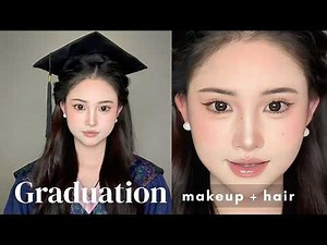 GRADUATION Makeup + Hair (In Depth Step by Step | Easy and Classy!