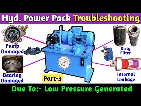 Hydraulic Power Pack Troubleshooting । Diagnosing Low Pressure in Hydraulic System.