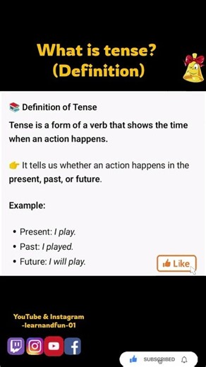 📚✨ What is Tense? | English Grammar ✨📚