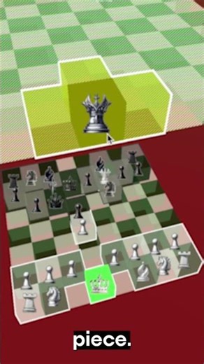 Your Bishop gets taken by A Piece FROM THE SKY! #3dchess #chess #chessvariant #games