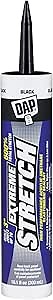 DAP Extreme Stretch Acrylic Urethane Premium Elastomeric Sealant, Black, 10.1 Oz (7079818713)