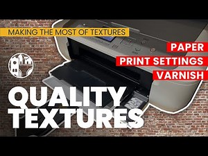Quality Decisions - Getting the most from printed textures in card model making
