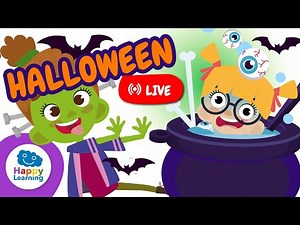 🔴 LIVE: 🎃 HALLOWEEN! 🎃 Fun Facts, Monsters & Traditions | Happy Learning