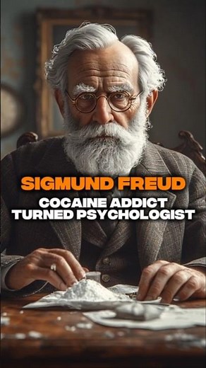 Sigmund Freud's,Cocaine Addiction and Changing the History of Psychology!#shortvideo#sigmundfreud