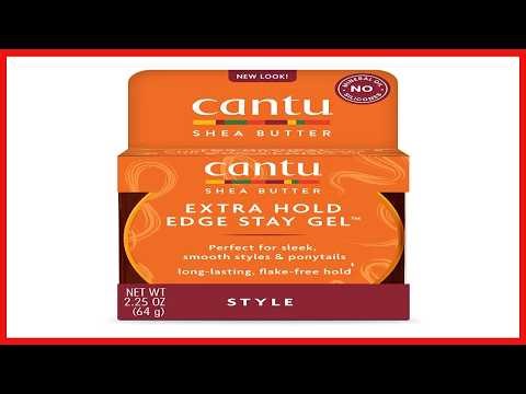 Cantu Extra Hold Edge Stay Gel: Your Go-To for Sleek, Long-Lasting Styles