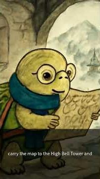 Miro and the Bell Map | 🌙 Bedtime Story for Kids | English #Shorts