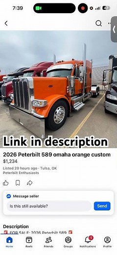 🚨 FOR SALE: 2026 Peterbilt 589 🚨🛻 Built to work. Styled to stand out. 🛻