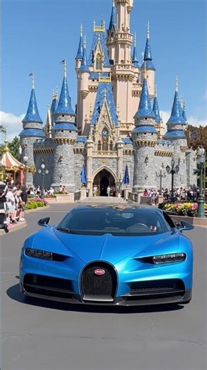 buggati in disney land #youtube #short