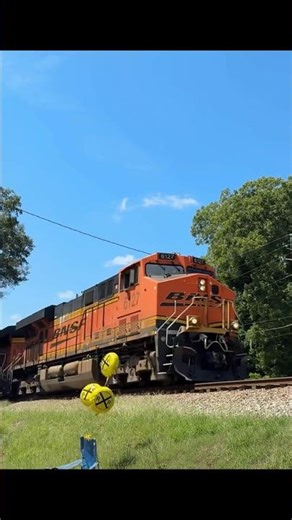 Flying BNSF Z train in Palmetto GA with very good Horn show