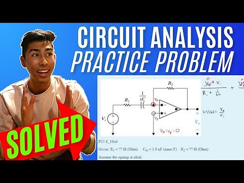 Active Filter Circuits | Design a high-pass filter with a passband gain of 14 dB and a cutoff fr...