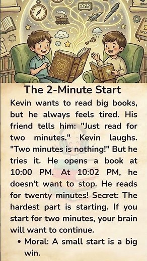 The 2-Minute Start ⏱️ | How to Build a Reading Habit When You're Tired