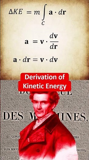 Derivation of Kinetic Energy
