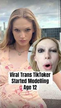 Viral Trans TikToker Started Modelling Age 12 #shorts #AlexConsani #TransModel