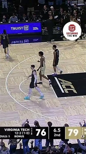 NATE CALMESE WINS IT FOR THE DEACS AFTER A SUPERB DAY 🤩 #cbb #basketball #accbasketball #wakeforest