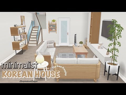 MINIMALIST KOREAN HOUSE | The Sims Freeplay | House Tour | Floor Plans | Simspirational Designs