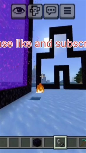 I Built a GIANT Nether Portal Bigger Than Obsidian in Minecraft! #minecraft nather potal #minecraft