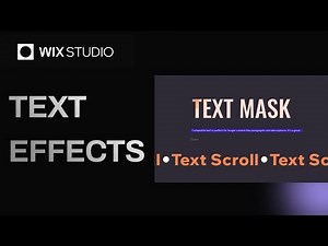 How to Create Stunning Text Effects in Wix Studio