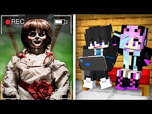 We Got SCARY ANNABELLE on a Hidden Camera in Minecraft!!