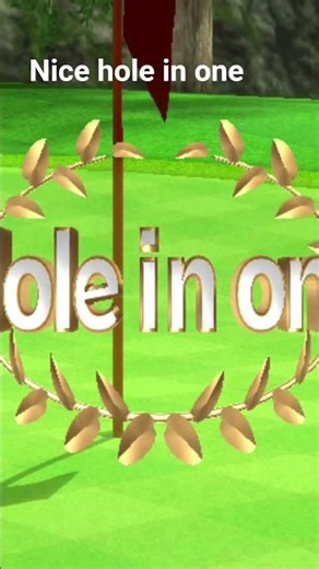 Wii sports resort nice hole in one. #wiisportsresortgolf #wiisportsresort