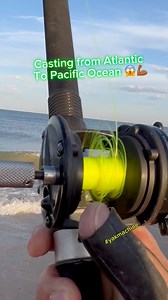 Casting from Atlantic to Pacific Ocean 3900 miles #longcasting #surfcasting #japanfishing #fyp #fypシ゚ #fbreelsvideo #fbreelsfypシ゚ #viralreels #viralpost #viralvideo please like and share thanks for watching 💪🏾🤙🏾 #yesssaaaaaaaaaa | Yak Machine