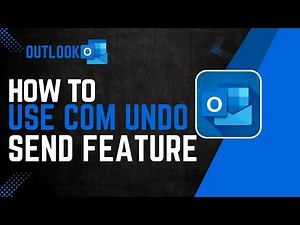 How To Use Outlook Com Undo Send Feature