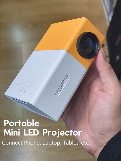 Portable Mini LED projector. Compact size, Capable to Connect Phone using USB Wired. #allthings #bitcomputer #miniprojector #LED #xyzbca #fyp AK
