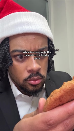 When bro brings a better desert to the holiday party #insomniapartner @insomniacookies