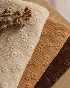 Most Beautiful Embroidered Muslin Fabric, Earthy Colors, Tiny Flowers, Premium Quality Sewing Material, Fabric by the Yard - Etsy Australia