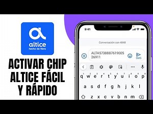 Cómo ACTIVAR Chip ALTICE Fácil Y Rápido
