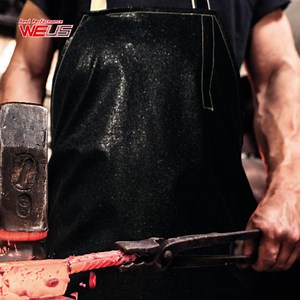 Welding apron A-T914 Free Size BLACK BARRIER- spark prevention