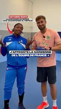 I challenge the goalkeeper of the French national handball team 🇫🇷