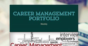 Career Management Portfolio