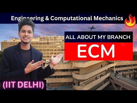 Engineering and Computational Mechanics (ECM)🔥 IIT DELHI | Placements | #iitdelhi #iit