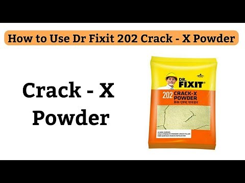 How to Use Dr Fixit 202 Crack - X Powder