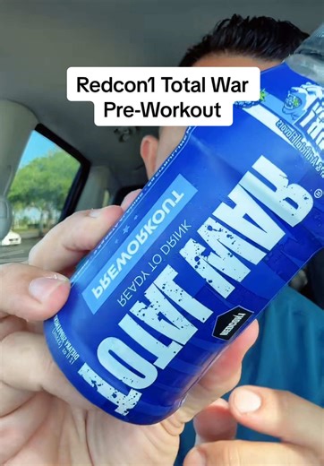 Redcon1 Total War pre-workout ready-to-drink is one of the easiest grab-and-go options when you want quick gym energy without mixing powders—just crack it open and you’re set. I like keeping a ready-to-drink pre-workout like this in the car or gym bag for those busy days when there’s no time to scoop anything. Definitely a solid pre-workout to keep stocked if convenience matters. #redcon1 #totalwarpreworkout #preworkout #springsale #tiktokmademebuyit