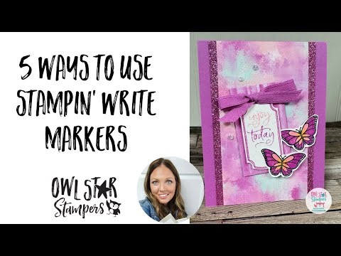 5 Ways to Use Stampin’ Write Markers for Paper Crafting