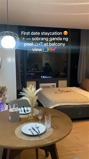 Perfect couple staycation vibes ✨👩‍❤️‍👨🌃 📍The Gramercy Residences Makati #staycation #foryoupage #airbnbfinds #fyp #poblacionmakati | Restorya Stays