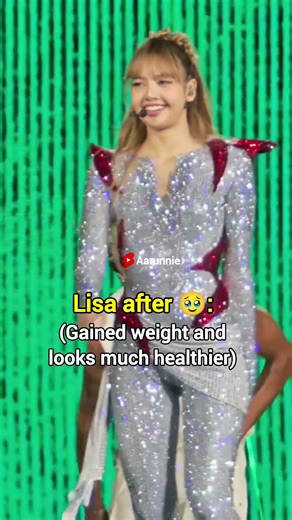 Lisa gained some healthy weight ✨️🔥 #blackpink #Blink #Lisa #Youtube #shorts
