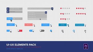 Ui Ux Elements Pack by footag - After Effects Templates | Motion Array