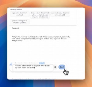 AI Data Analysis on SprocketAI