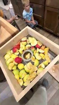 Fastest way to crush apples for apple juice/cider the easy and cheap way!