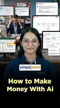 How This To Make Money With AI | How to Use AI to Generate Income | #Shorts | #Simplilearn