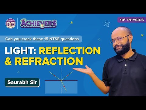 15 Important NTSE Questions Quiz | Light: Reflection and Refraction Class 10 | NTSE 2023 Exam