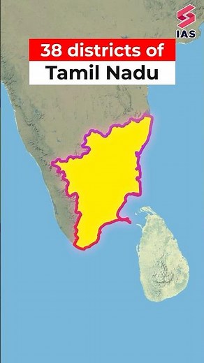 How to draw Tamil Nadu Map - 38 Districts of Tamil Nadu #geography #tamilnadu #mapping #upsc