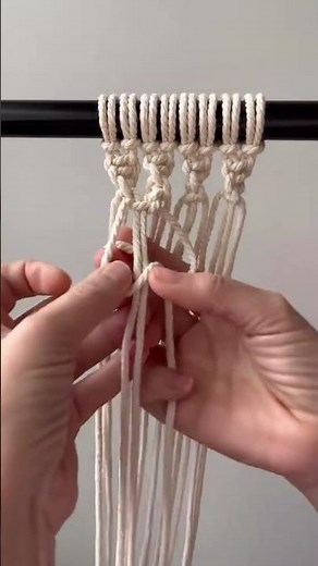 👉 Wait… this turns into THIS Beginner Friendly Tutorial Step by Step#macrameknot #macrame tutorial